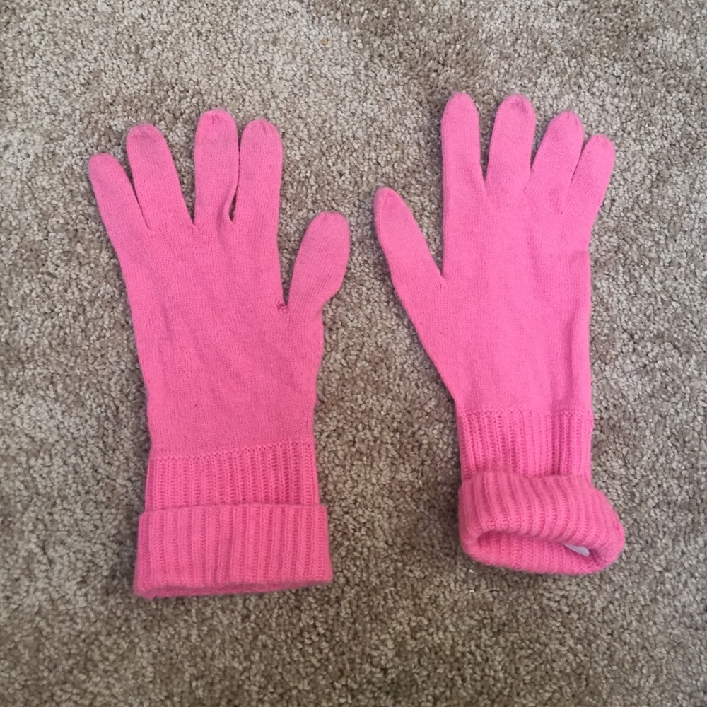 j.crew‎ pink gloves